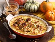 Squash, Parmesan & Anchovy Gratin