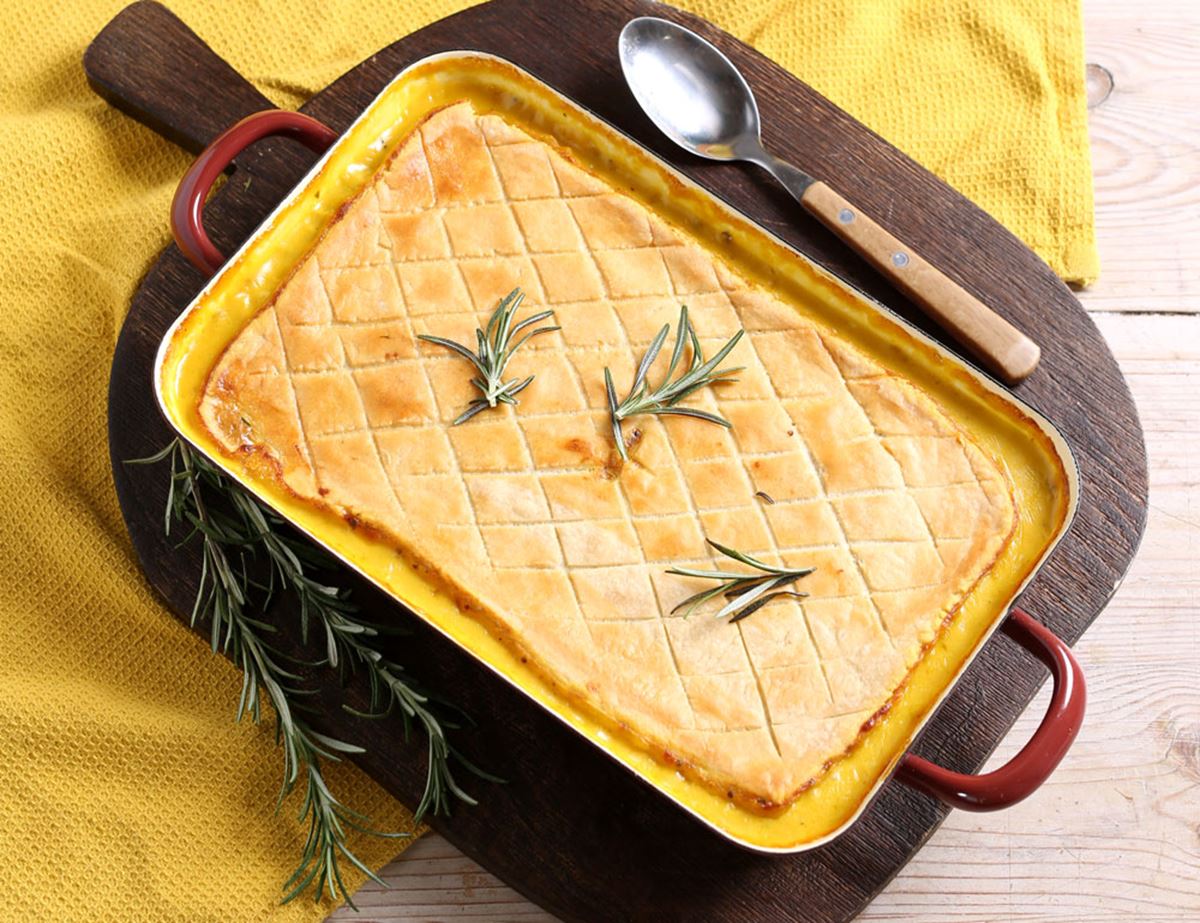 Butternut Squash, Brighton Blue Cheese & Leek Pie