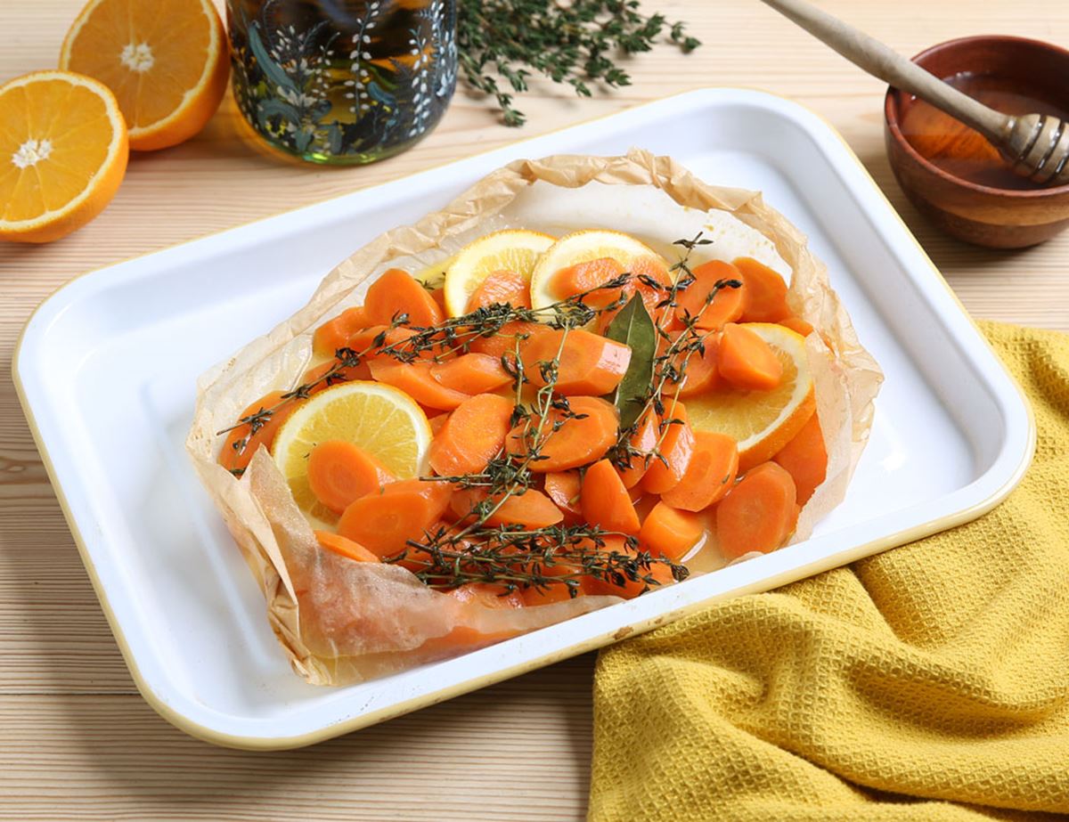 Honey & Whisky Glazed Carrots In A Bag