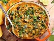 Chickpea, Aubergine & Coconut Curry 