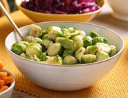 Brussels Sprouts with Orange & Hazelnut Butter