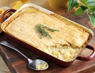 Potato, Leek and Smoked Cheddar Pie