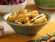 Parsnips with Clemetine Butter & Crisp Sage