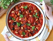 Smoky Aubergine & Butter Bean Casserole