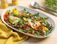 Roast Pepper, Fennel & Lentil Salad