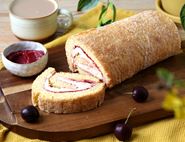 Sour Cherry & Lemon Swiss Roll