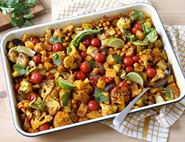 Spiced Aloo Gobi Tray Bake