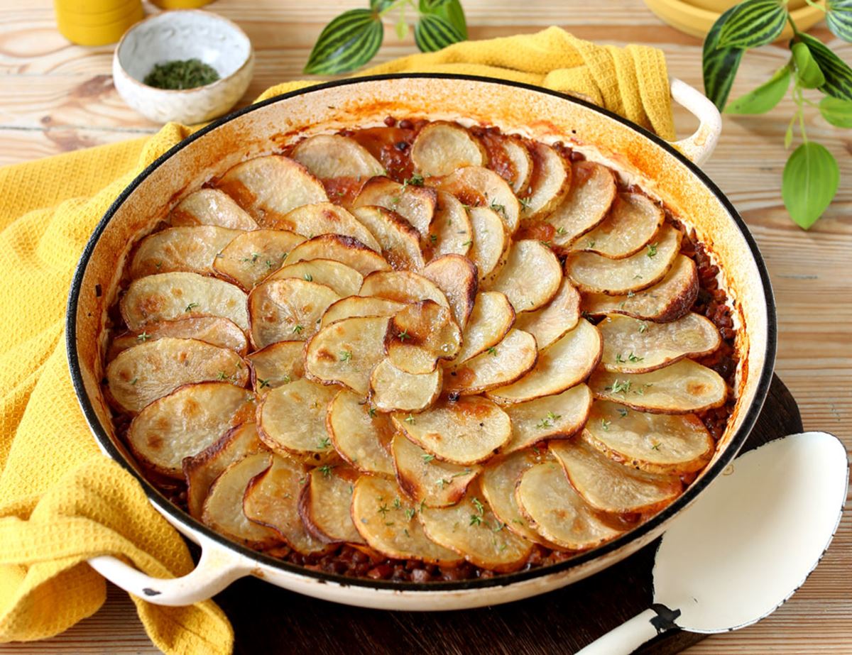 Mushroom & Lentil Hot Pot