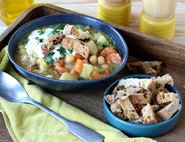 Curried Chickpea & Vegetable Soup