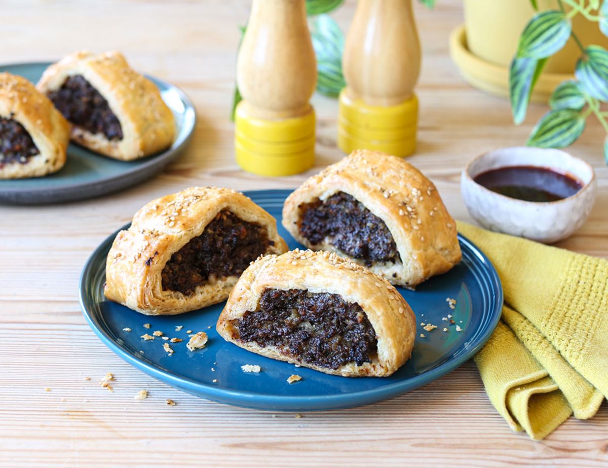 Venison Sausage Rolls with Redcurrant Ketchup