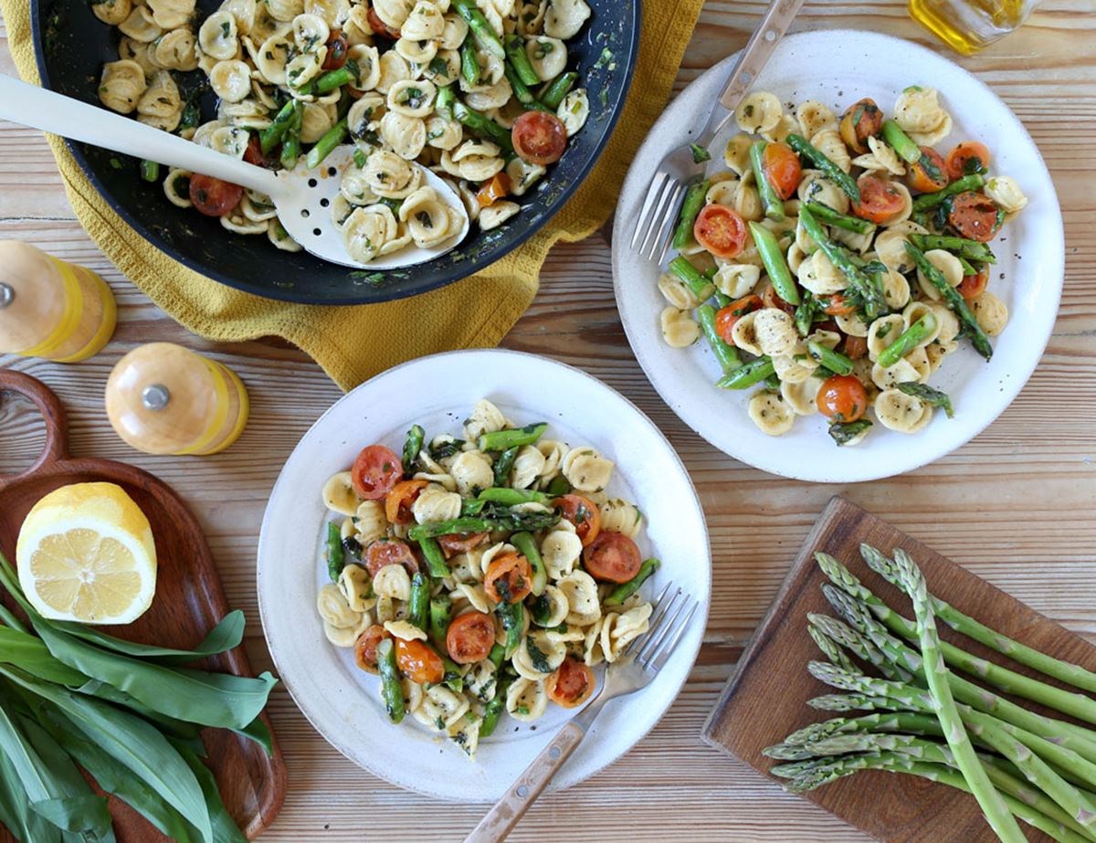 Asparagus & Wild Garlic Orecchiette