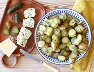 Jersey Royals with Cheese & Pickle Butter