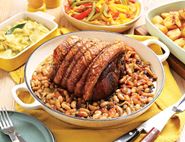 Italian-Style Slow Roast Pork with White Beans