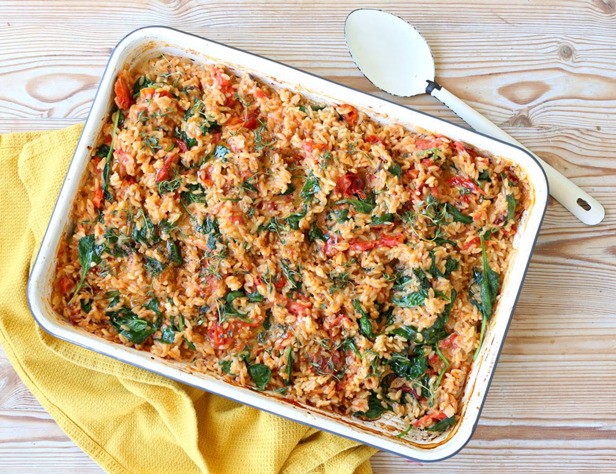 Roasted Tomato & Feta Orzotto
