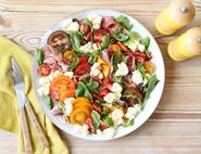Prosciutto, Heirloom Tomato & Mozzarella Caprese