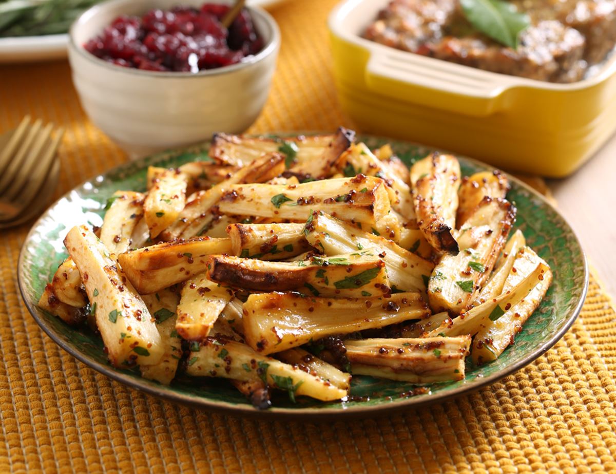 Honey & Mustard Roast Parsnips