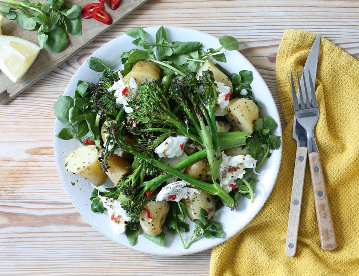 Jersey Royals, Tenderstem® Broccoli & Mozzarella Salad