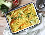 One Pan Rainbow Veg & Coconut Noodles