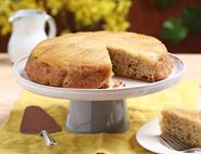 Pear & Ginger Upside Down Cake