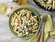 Creamy Courgette & Crispy Bacon Penne