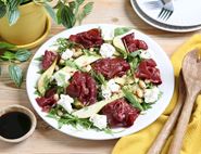Bresaola, Pear & Goat's Cheese Salad