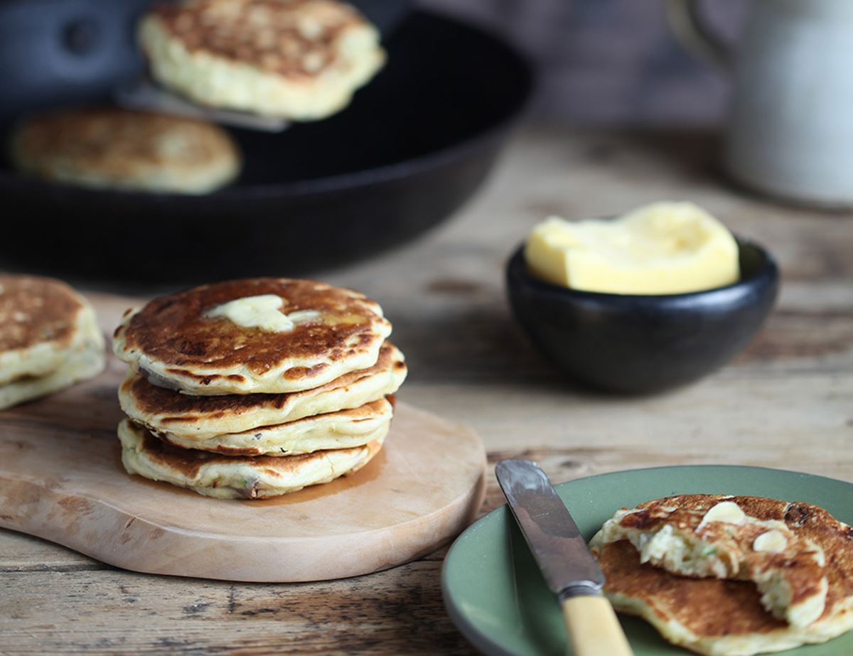 Courgette & Feta Hotcakes