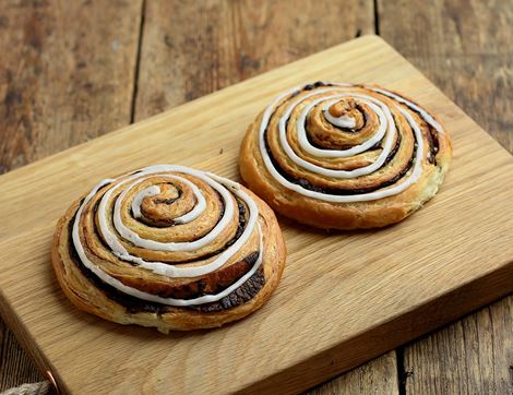 Chocolate Danish, Authentic Bread Co. (Pack of 2)