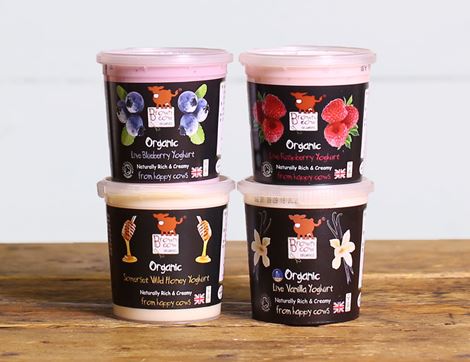 Children's Yogurt Variety Pack, Brown Cow Organics (4 x 145g)