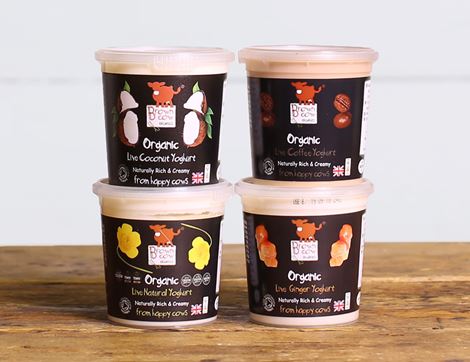 Grown Up's Yogurt Variety Pack, Organic, Brown Cow Organics (4 x 145g)