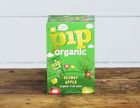 Cloudy Apple Juice, Organic, Pip Organic (4 x 180ml)