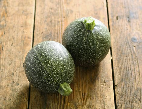 Round Green Courgettes, Organic (2 pieces)