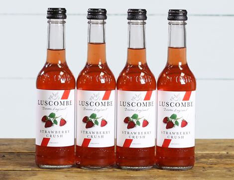Strawberry Crush, Organic, Luscombe (4 x 270ml)