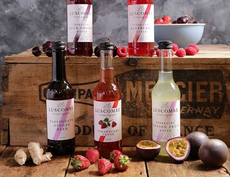Strawberry Crush, Organic, Luscombe (4 x 270ml)