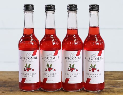 Cranberry Crush, Organic, Luscombe (4 x 270ml)
