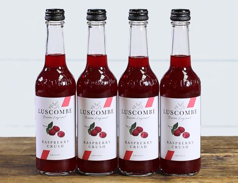 Raspberry Crush, Organic, Luscombe (4 x 270ml)