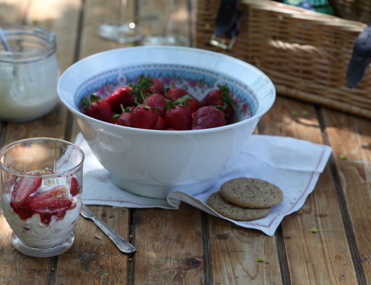 Strawberry Cheesecake Yogurt