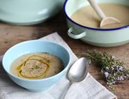 Hella's Creamy Kohlrabi Soup