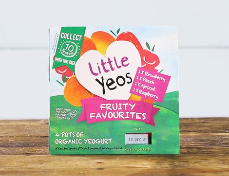 Little Yeos, Organic, Yeo Valley (4 x 90g)