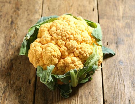 organic orange cauliflower