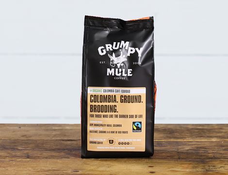 Colombia Café Equidad, Ground Coffee, Organic, Grumpy Mule (227g)
