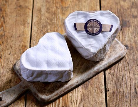 Heart-shaped Brie, Organic, Godminster (200g)