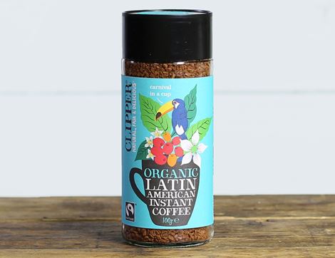 Latin American Instant Coffee, Organic, Clipper (100g)