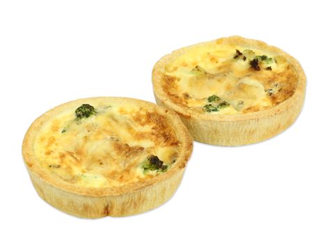 Broccoli & Stilton Tarts, Abel & Cole (2 x 140g)
