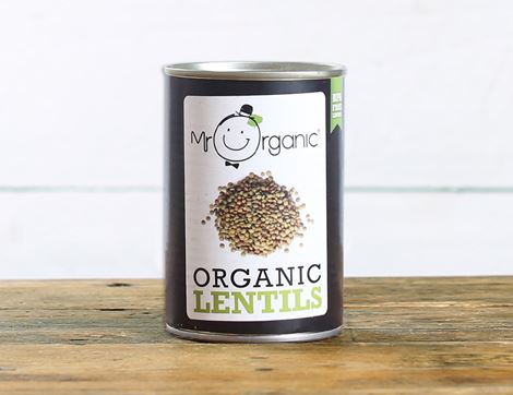 Tinned Lentils, Organic, Mr Organic (400g)