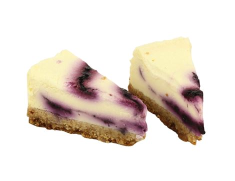 Blueberry Cheesecake Slices, Organic, Izzy's Patisserie (2 x 90g)