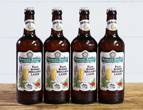 Samuel Smith's Pure Brewed Organic Lager (4 x 550ml)