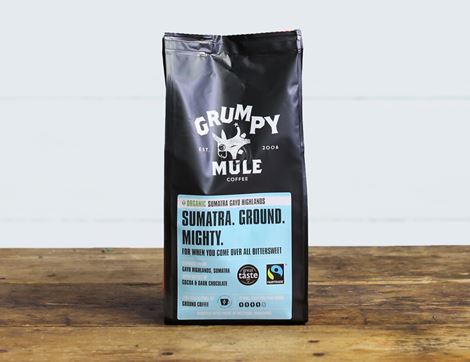 Sumatra Gayo Highlands, Ground Coffee, Organic, Grumpy Mule (227g)