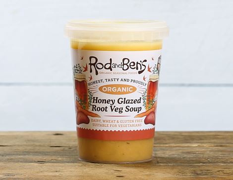 Honey Glazed Root Vegetable Soup, Organic, Rod & Ben's (600g)