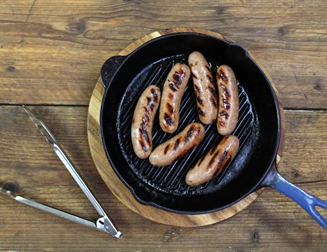 Pork, Plum & Mulled Wine Sausages, Free Range (400g, pack of 6)
