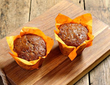Sweet Pumpkin Muffins, Organic, Famous Hedgehog Bakery (pack of 2)